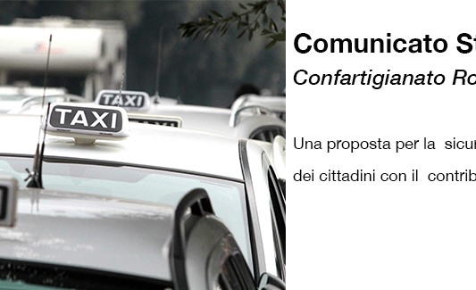 Comunicato Stampa Confartigianato- Questura: una proposta per la sicurezza dei tassisti e dei cittadini con il contributo della regione