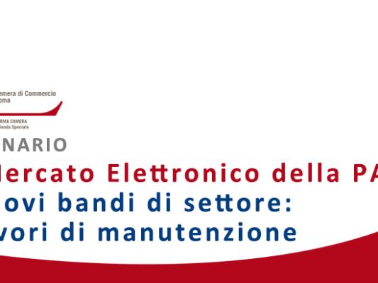 Seminario: Il Mercato Elettronico della PA. I nuovi bandi di settore